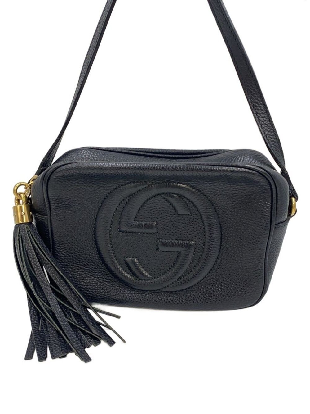 Gucci Disco Bag Soho Leather Black
